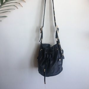 Juicy Couture Black Leather Purse Bag